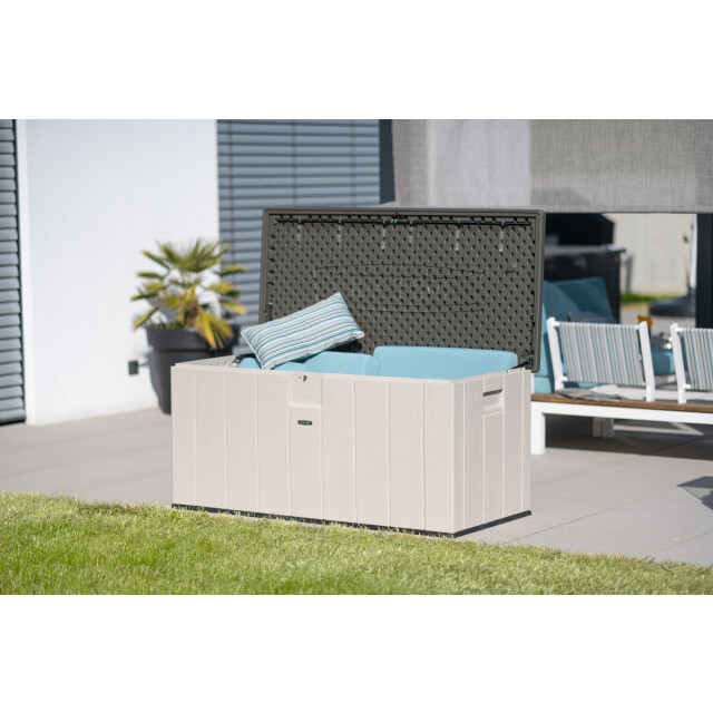 Lifetime Kunststof kussenbox 570 ltr tuinkist 72x151x69cm - 3048013 large
