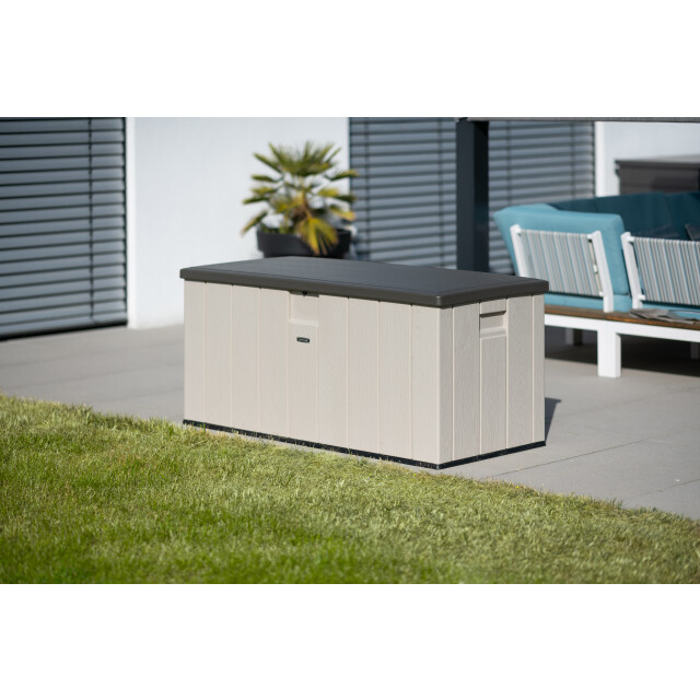 Lifetime Kunststof kussenbox 570 ltr tuinkist 72x151x69cm - 3048013 large
