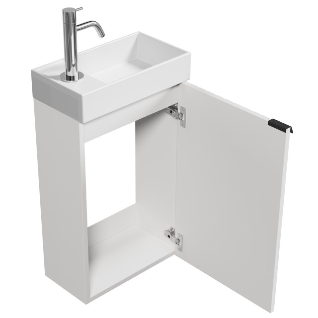 Badplaats Toiletmeubel bosco 40 x 22 cm mat fonteinmeubel met wastafel 3180972 large