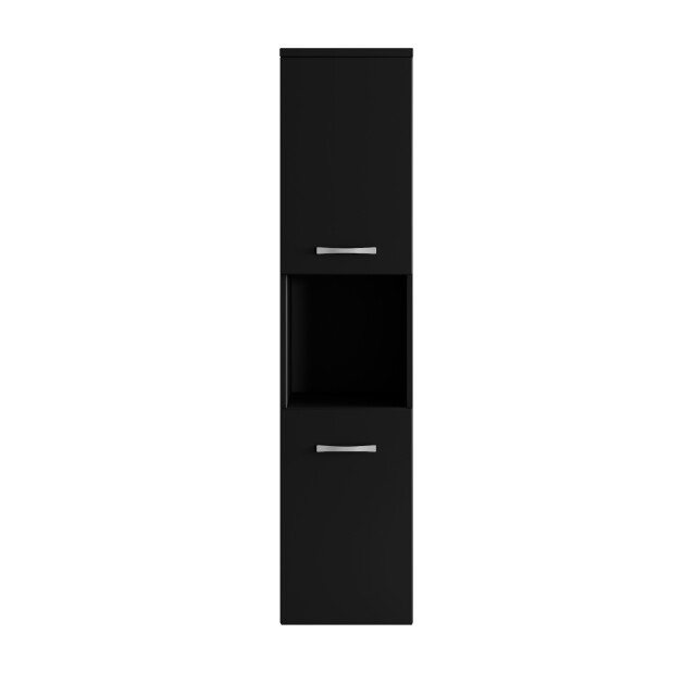 Badplaats Badkamerkast montreal 30 x 30 x 131 cm mat zwart hangende 3181294 large