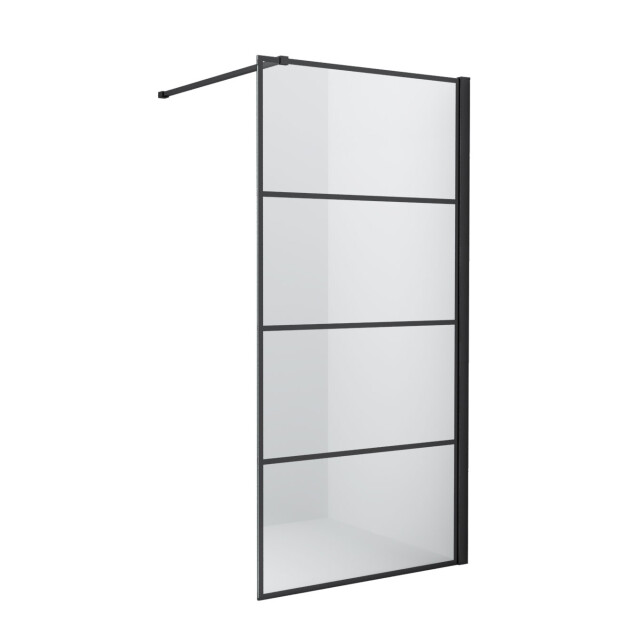 Badplaats Douchewand essos 70 x 200 cm zwart – inloopdouche 8 mm 3181230 large