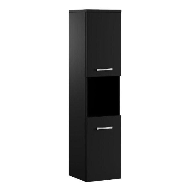 Badplaats Badkamerkast montreal 30 x 30 x 131 cm mat zwart hangende 3181294 large