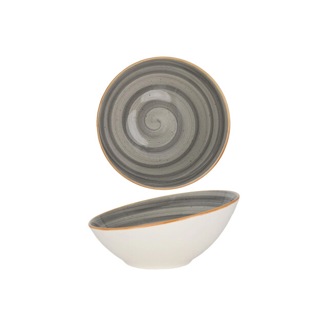 Bonna Serveerschaal aura space porselein 18 cm (450cc) set van 2 3188154 large