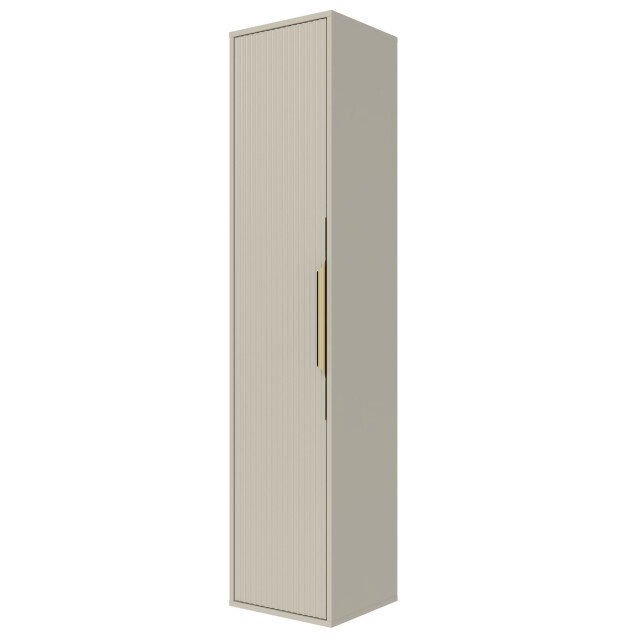 Badplaats Badkamerkast rimini 38 x 33 x 170 cm beige hangende kolomkast met 3180854 large