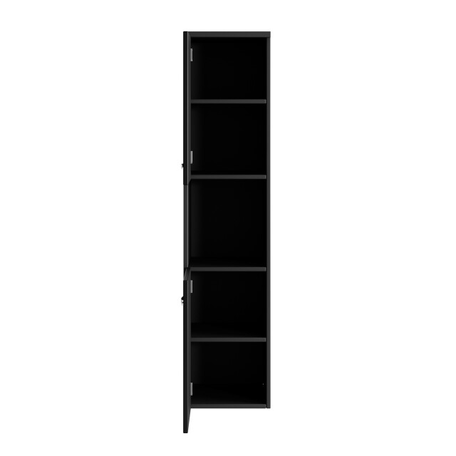 Badplaats Badkamerkast montreal 30 x 30 x 131 cm mat zwart hangende 3181294 large
