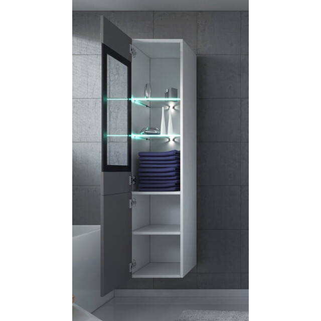 Badplaats Badkamerkast rio 30 x 30 x 131 cm hoogglans hangende 3181274 large
