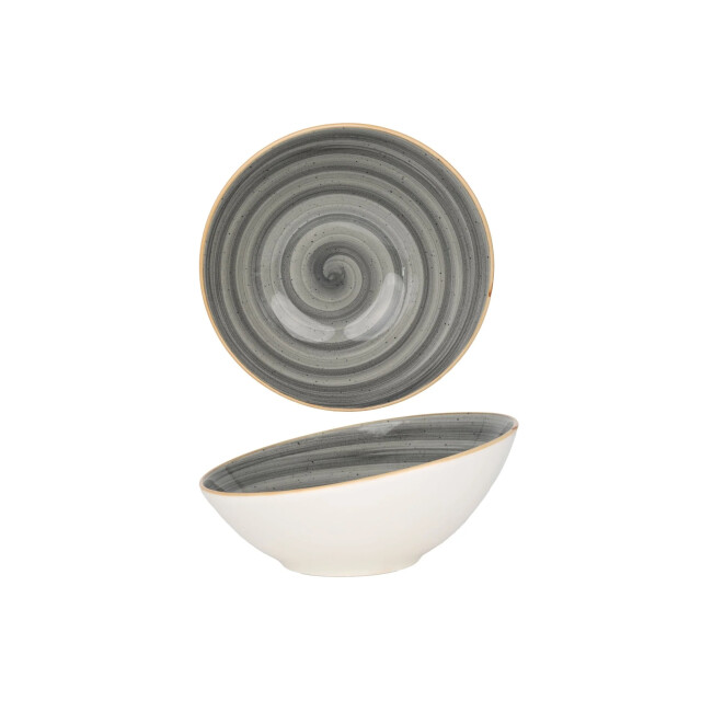 Bonna Serveerschaal aura space porselein 22 cm (850cc) set van 2 3188155 large