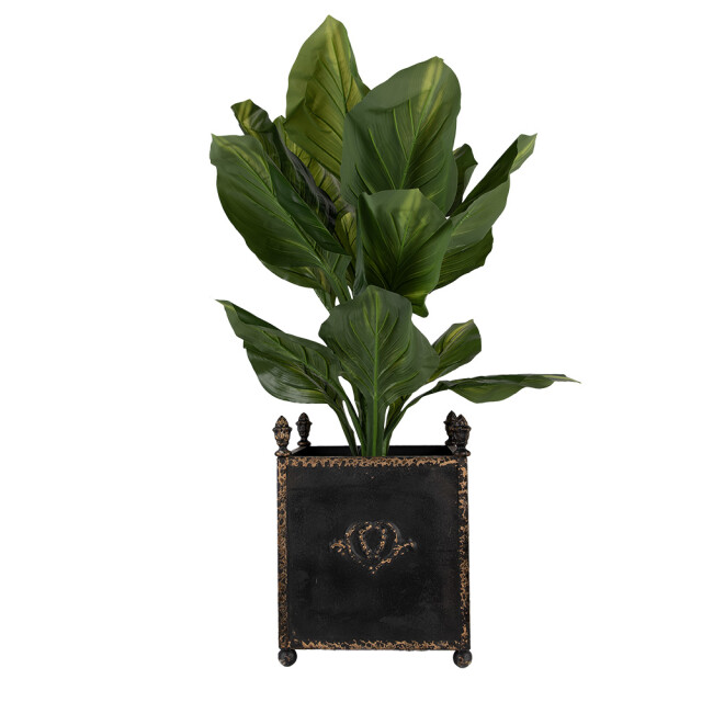 Clayre & Eef Bloempot set van 2 42x42x51 / 32x32x41 cm metaal 3188277 large