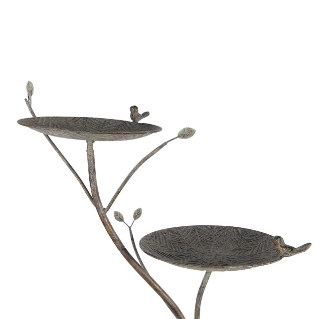 Clayre & Eef Vogelvoederbak 38x43x78 cm bruin metaal 3188445 large