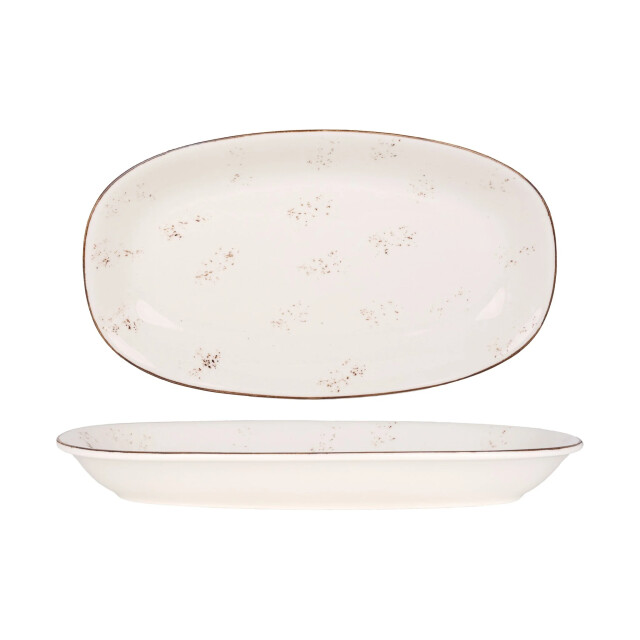 Bonna Serveerschaal grain porselein 34x19 cm set van 2 3069871 large