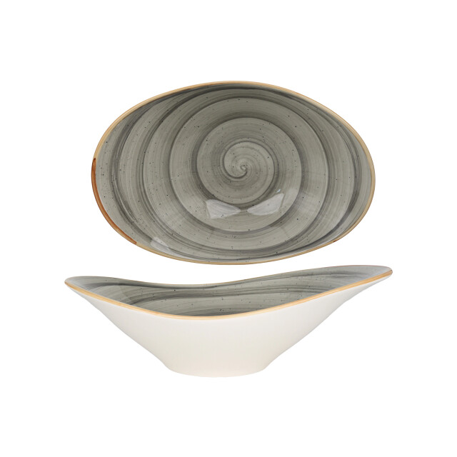 Bonna Serveerschaal aura space porselein 27 cm (750cc) set van 2 3188480 large