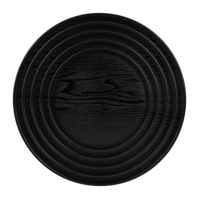 QUVIO Houten dienblad rond maat xl diameter 33 cm - 3172732 large