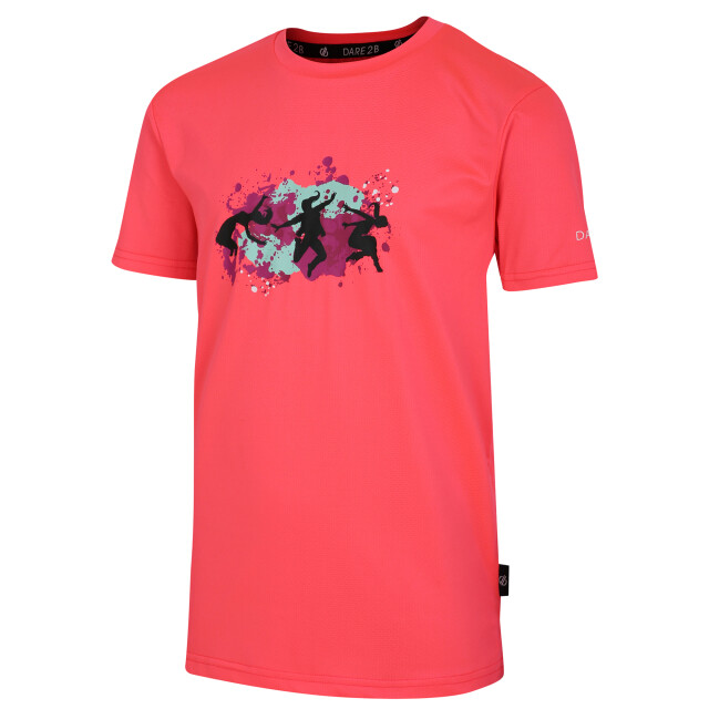 Dare2b Kinderen/kinderen amuse ii spring t-shirt UTRG11931_neonpink large