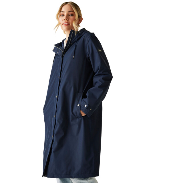 Regatta Dames reinna lang waterdicht jasje UTRG12049_navy large