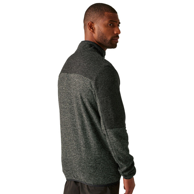 Regatta Heren elram full zip fleece UTRG12015_granitegreyblack large