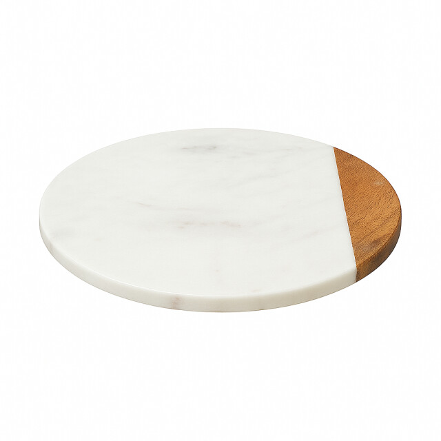 Casa di Elturo Draaiplateau serveerplank marble draaischijf van 100%marmer & hout - Ø30cm 1360921 large
