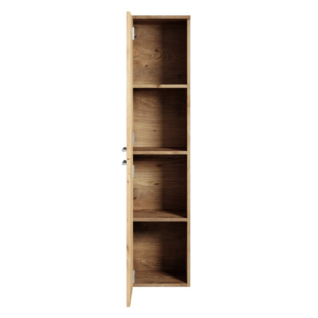 Badplaats Badkamerkast saturnus 35 x 35 x 130 cm kastanje hangende 3181131 large