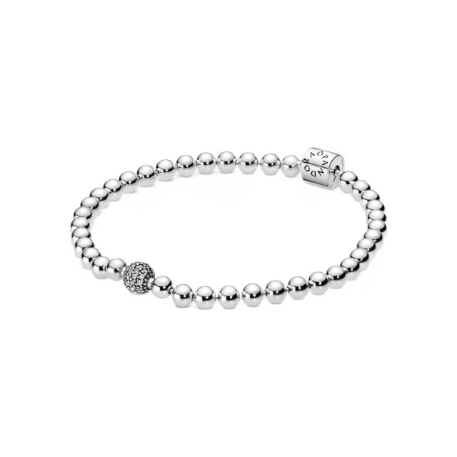 Mijn bedels Kralen armband met zirkonia MB2417|19 large