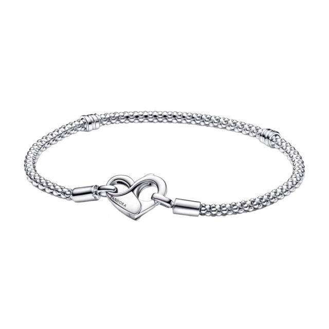 Mijn bedels Pandora moments dames armband zilver zilverkleurig MB2457|21 large