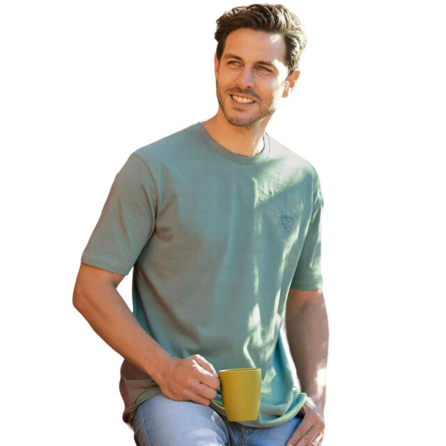 Atlas For Men Heren adelaar t-shirt (pak van 4) UTAF878_burgundywhiteblackgreen large