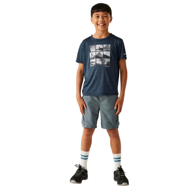 Regatta Kinderen/kinderen alvarado ix portrait rooster t-shirt UTRG11911_navymarl large