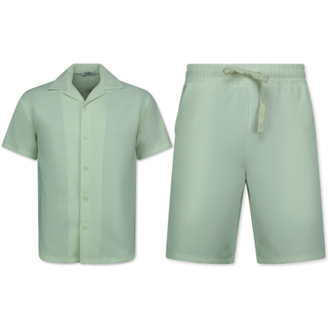 Enos Twinset ribbed oversized shirt SET: F-915 large