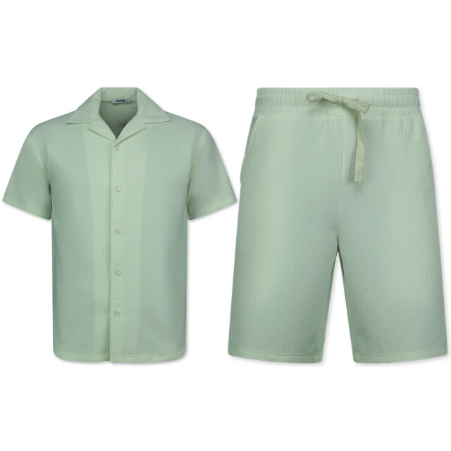 Enos Twinset ribbed oversized shirt SET: F-915 large