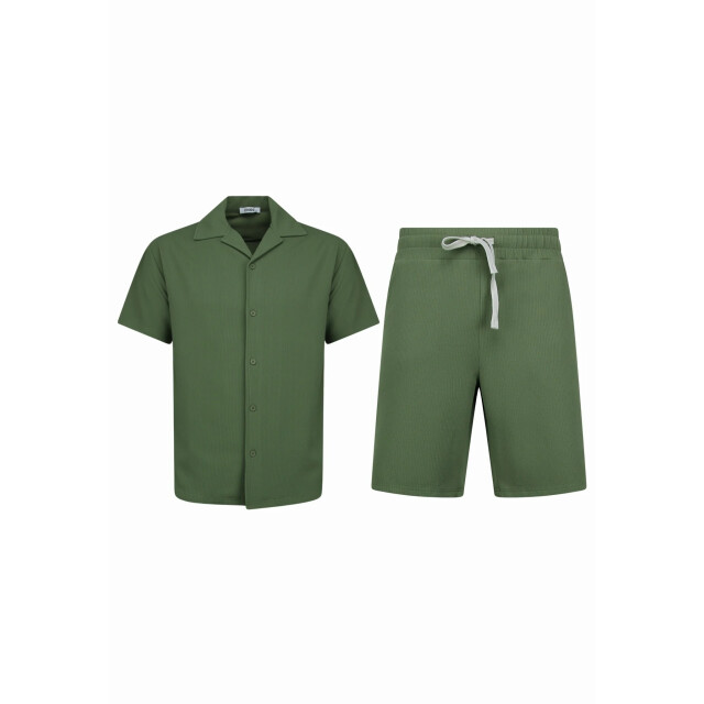 Enos Twinset ribbed oversized shirt SET: F-915 large