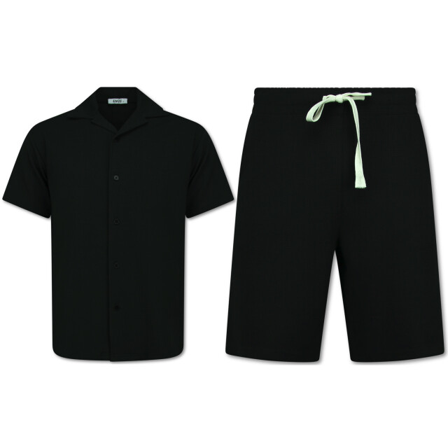 Enos Twinset ribbed oversized shirt SET: F-915 large