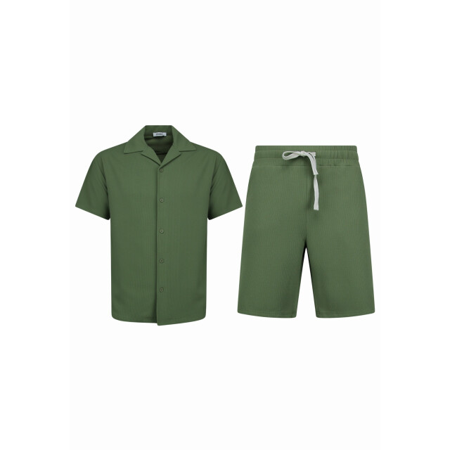 Enos Twinset ribbed oversized shirt SET: F-915 large