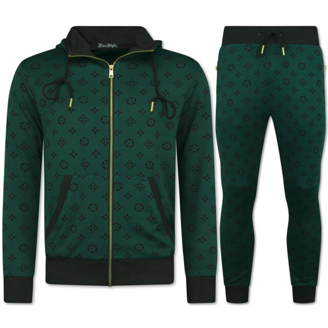 Top-Star Joggingpak volwassenen trainingspak FF-5036AB large