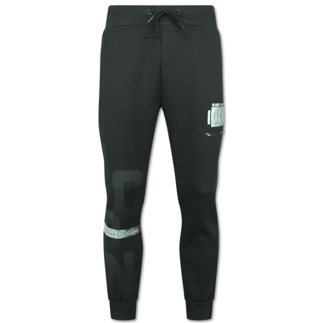 Top-Star Icon hoodie zilveren print joggingpak volwassenen FF-3789AB large