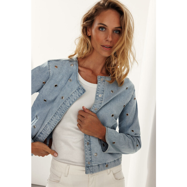 Tramontana Jacket light blue denim C09-16-801-000043 large