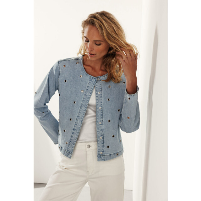 Tramontana Jacket light blue denim C09-16-801-000043 large