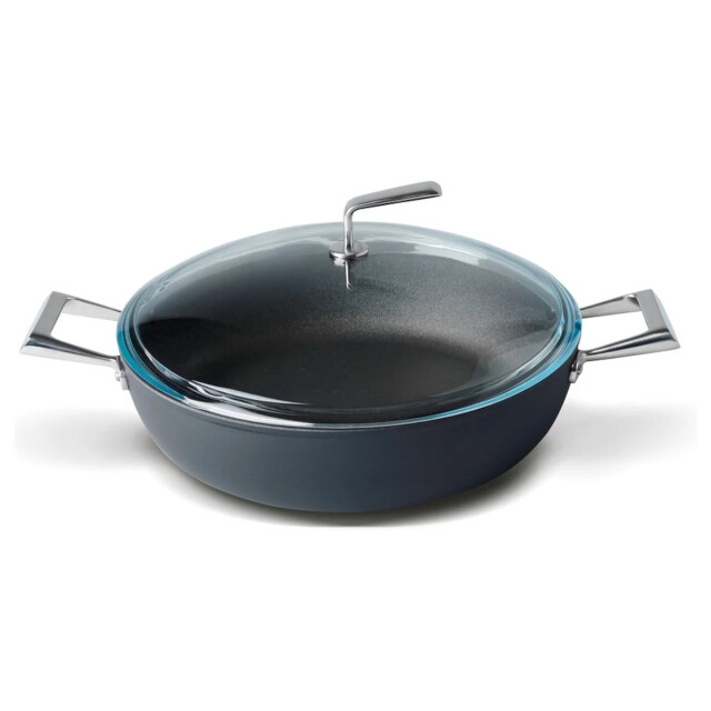 TVS Materia Hapjespan laag met pyrex deksel 28cm 8000807054048 large