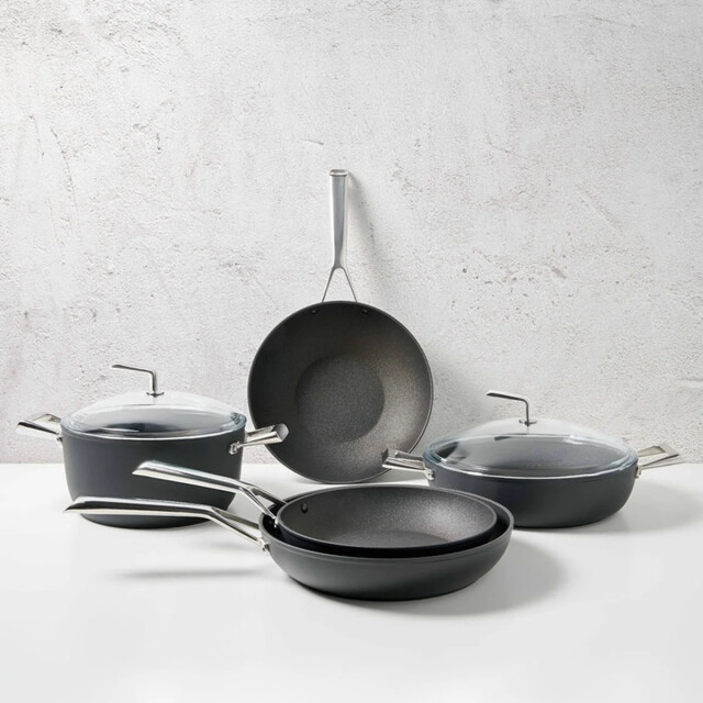 TVS Materia Hoge kookpan met pyrex glasdeksel 28 cm 7054000 large