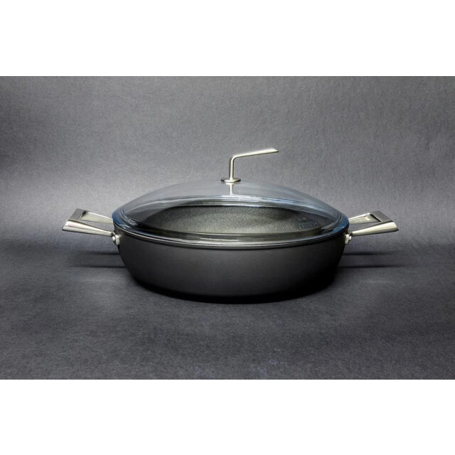 TVS Materia Hapjespan laag met pyrex deksel 28cm 8000807054048 large