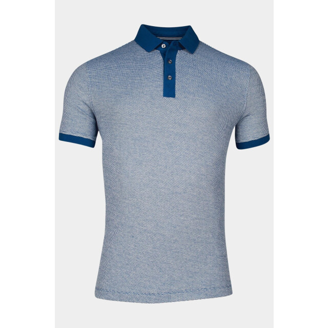 Baileys Polo korte mouw poloshirt 2-tone structure pi 515274/68 188223 large