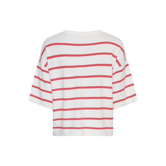 Moss Copenhagen geanine rachelle 2/4 pullover 18444 egret rose red 06712.649.0002 large