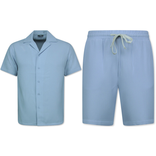 Martina Ribbed oversized shirt zomerset SET: MMG-009 large