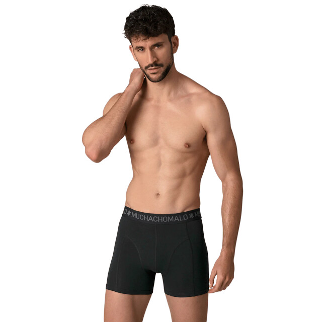 Muchachomalo Heren 12-pack boxershorts print/effen U-GOLDEN1010-17 large