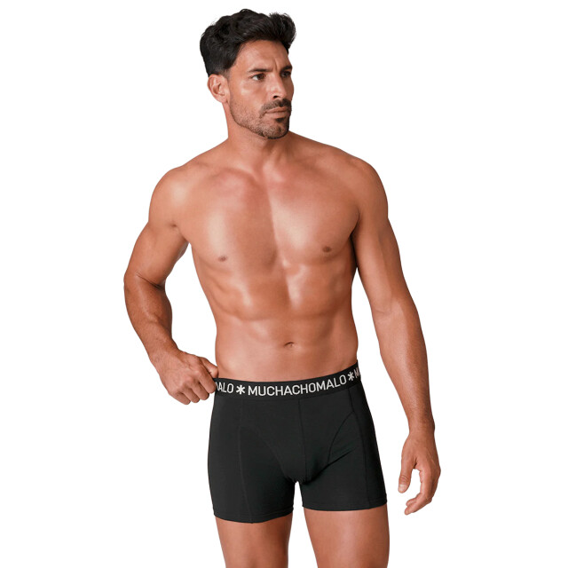Muchachomalo Heren 12-pack boxershorts print/effen U-GOLDEN1010-17 large
