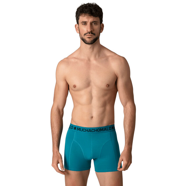 Muchachomalo Heren 12-pack boxershorts print/effen U-GOLDEN1010-17 large