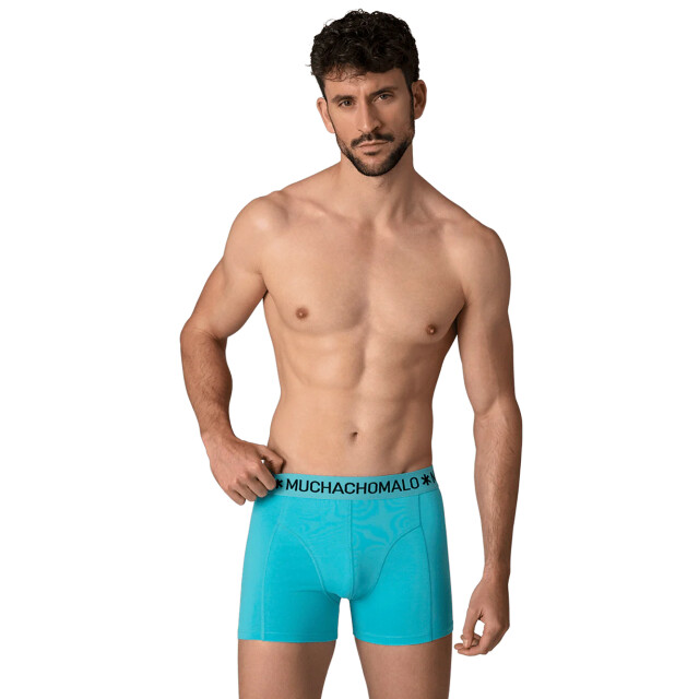 Muchachomalo Heren 12-pack boxershorts print/effen U-GOLDEN1010-17 large