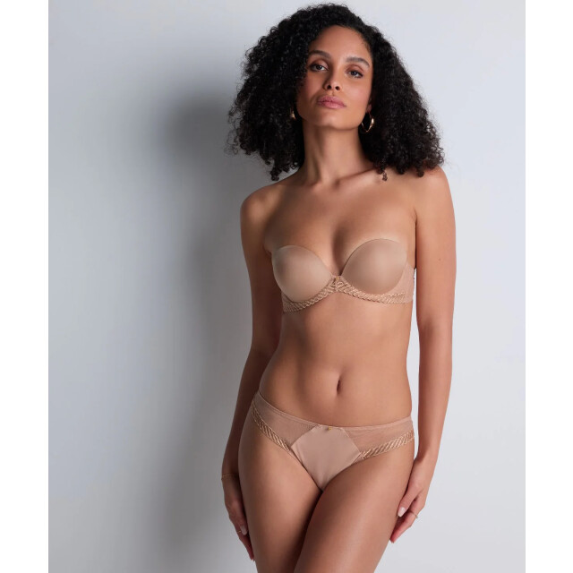 Aubade Sheer emotion full cup moulded bandeau 4MP06 large