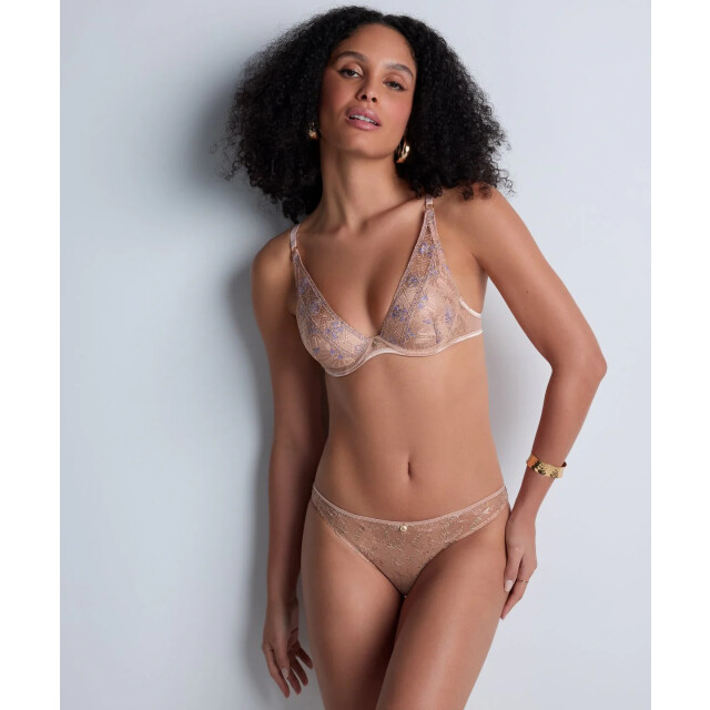 Aubade Sound of heart soutien-gorge plunge foulard 4CN81 large