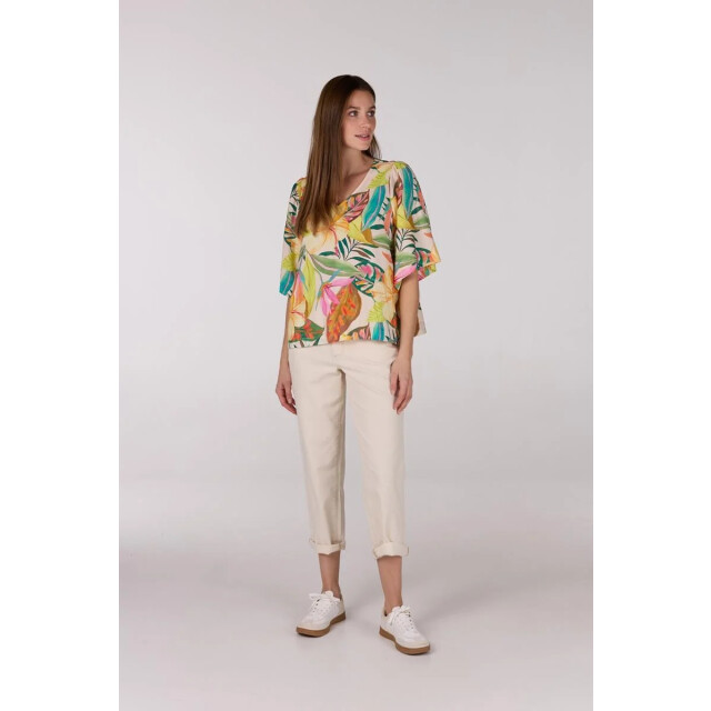Jansen Amsterdam Feursy blouse wap 127 short multicolor WAP 127 large