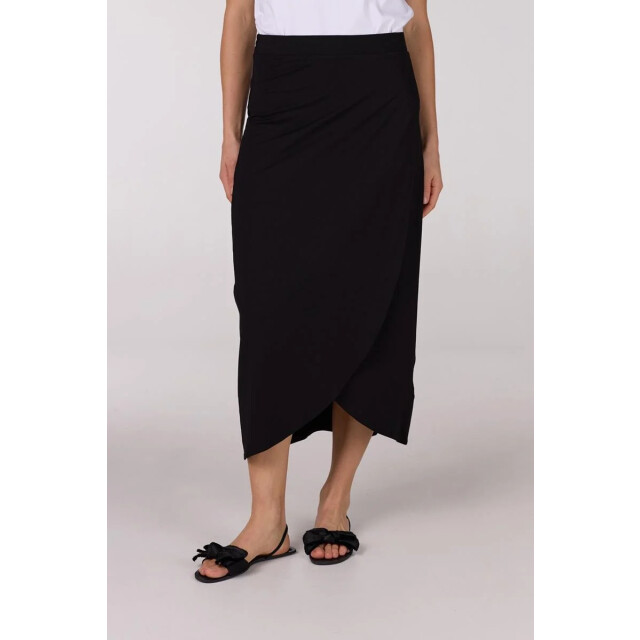 Jansen Amsterdam Falta rok v663 long wrap black V663 large