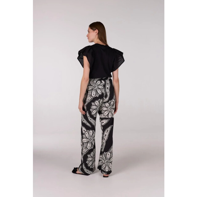 Jansen Amsterdam Felipa shirt ruffled cap sleeve hs25 000999 HS25 - 000999 large