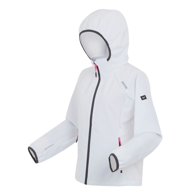 Regatta Dames bourda zachte shell jas UTRG10790_whitesealgrey large